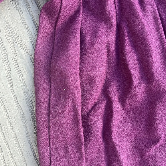 Deep Purple Maxi Dress with Embroidered Sash - Picture 7 of 9